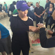 Baltimore Mayor Stephanie Rawlings-Blake assists residents at food pantry.
@MayorSRB/Twitter